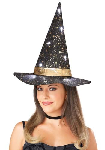 Click Here to buy Light Up Womens Twilight Witch Hat from HalloweenCostumes, CDN Funds & Shipping