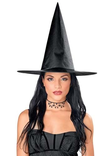 Click Here to buy Deluxe Satin Adult Witch Hat from HalloweenCostumes, CDN Funds & Shipping