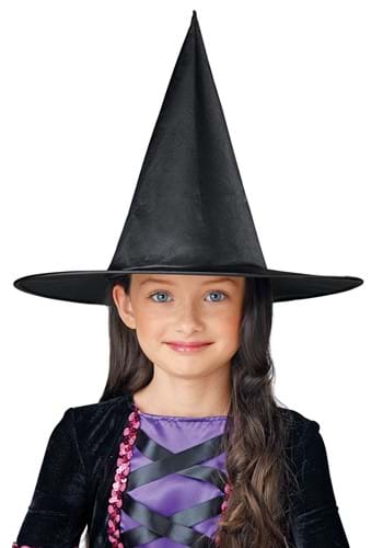 Classic Black Kids Witch Hat