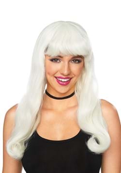 Juziviee Monokuma Cosplay Wig Black White Costume Wig Long Wavy Curly Wigs for Party Halloween with 2 Bears AD017BW 