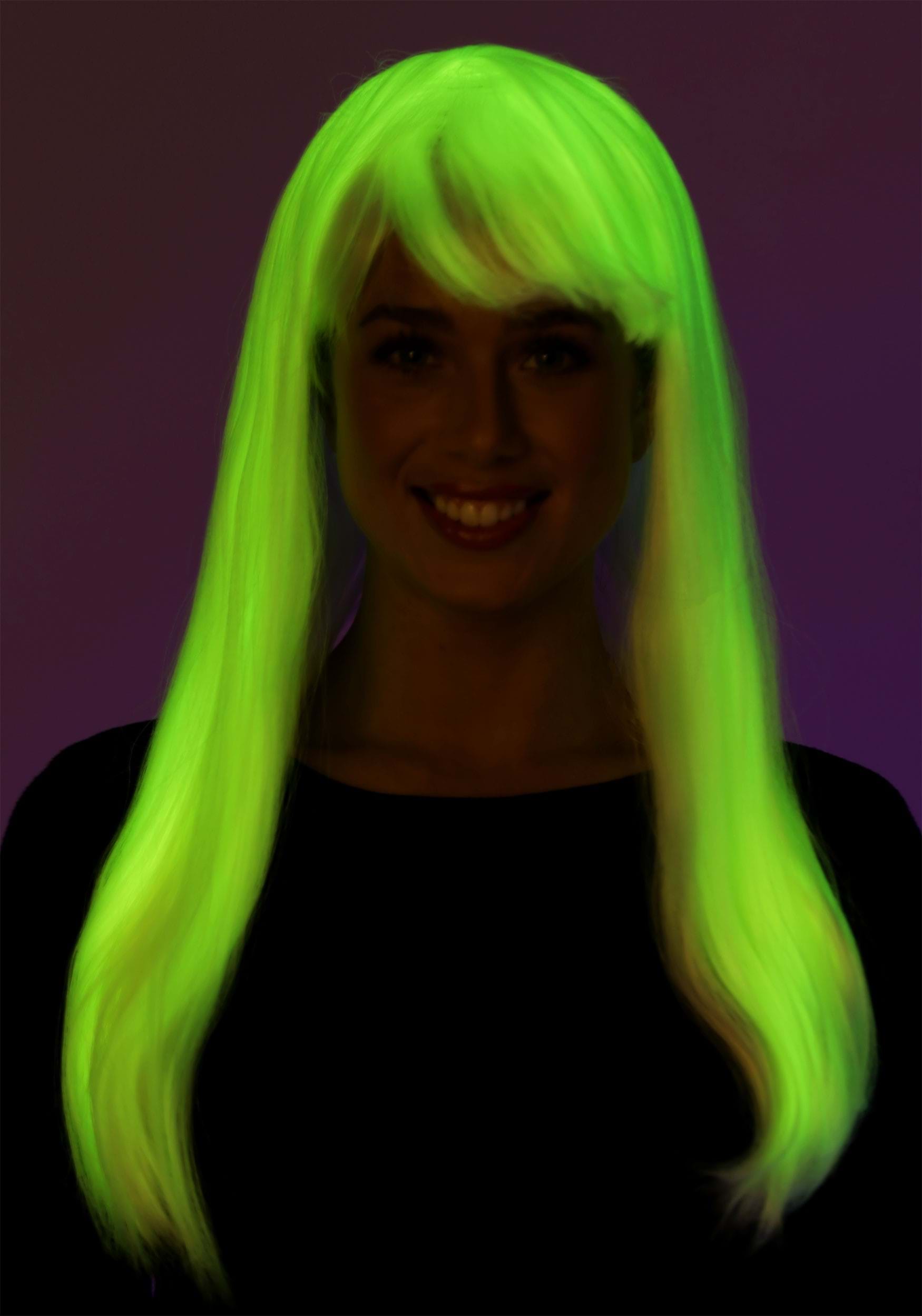 Long Wig Glow In The Dark
