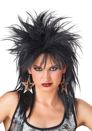 Click Here to buy Adult Black Rocker Wig from HalloweenCostumes, CDN Funds & Shipping
