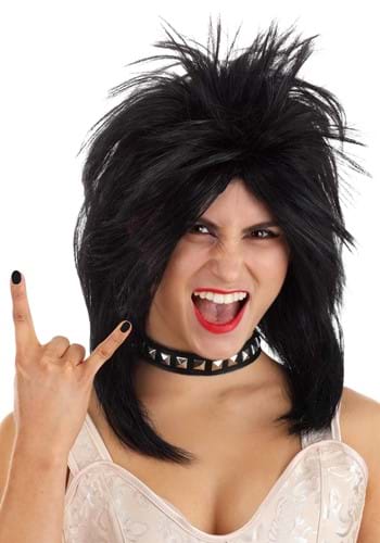 Click Here to buy Heavy Metal Rocker Womens Black Wig from HalloweenCostumes, CDN Funds & Shipping