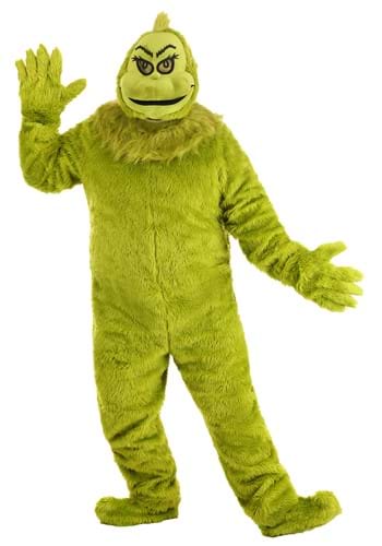 Click Here to buy The Grinch Adult Plus Premium Costume from HalloweenCostumes, CDN Funds & Shipping