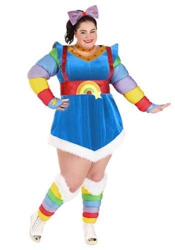 Click Here to buy Plus Size Authentic Rainbow Brite Womens Costume | Rainbow Brite Costumes from HalloweenCostumes, CDN Funds & Shipping