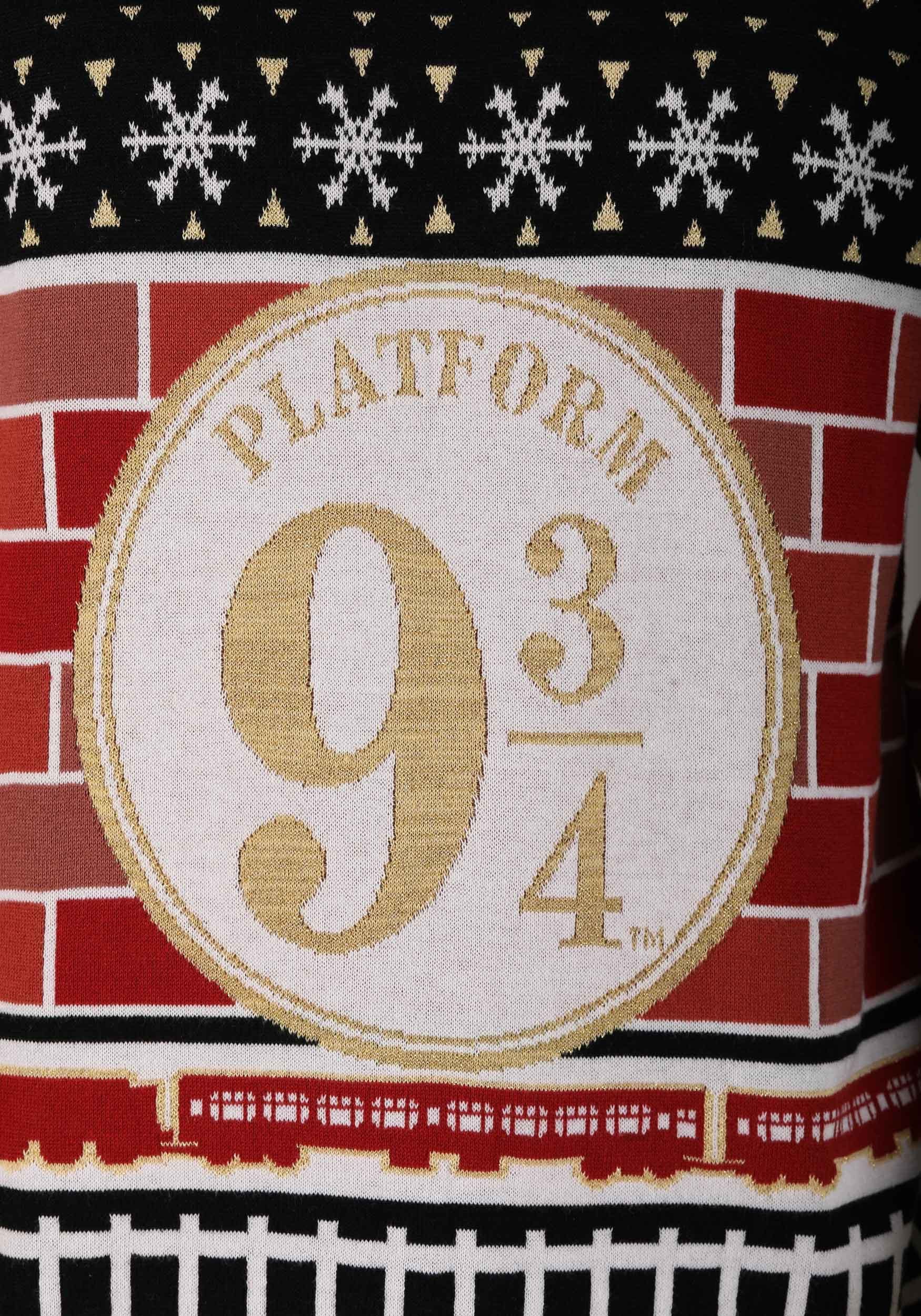 Adult Platform 9 3/4 Harry Potter Sweater