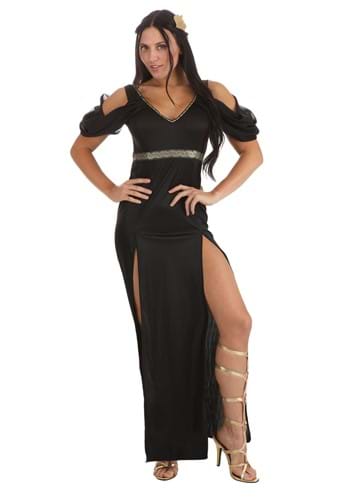 Click Here to buy Womens Goddess Black Dress from HalloweenCostumes, CDN Funds & Shipping
