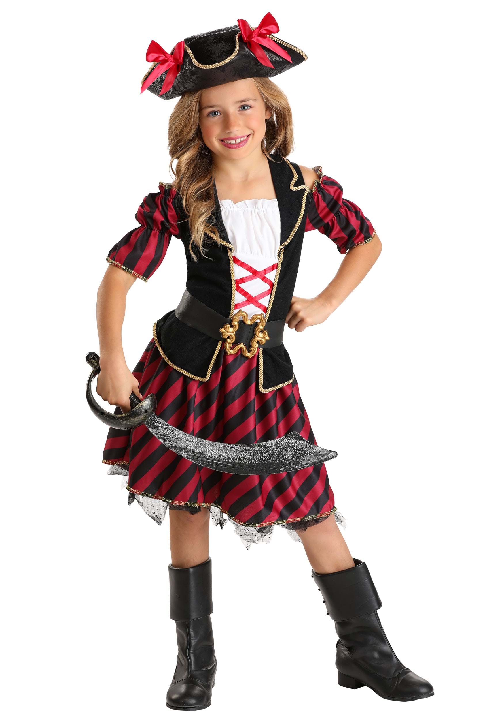 Seven Seas Pirate Costume For Girls