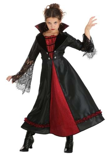 Click Here to buy Victorian Vampiress Girls Costume from HalloweenCostumes, CDN Funds & Shipping