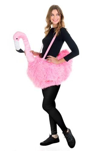 Click Here to buy Ride on Womens Flamingo Costume from HalloweenCostumes, CDN Funds & Shipping
