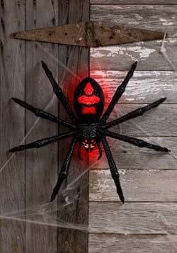 Red Light Up Spider Wall Decoration