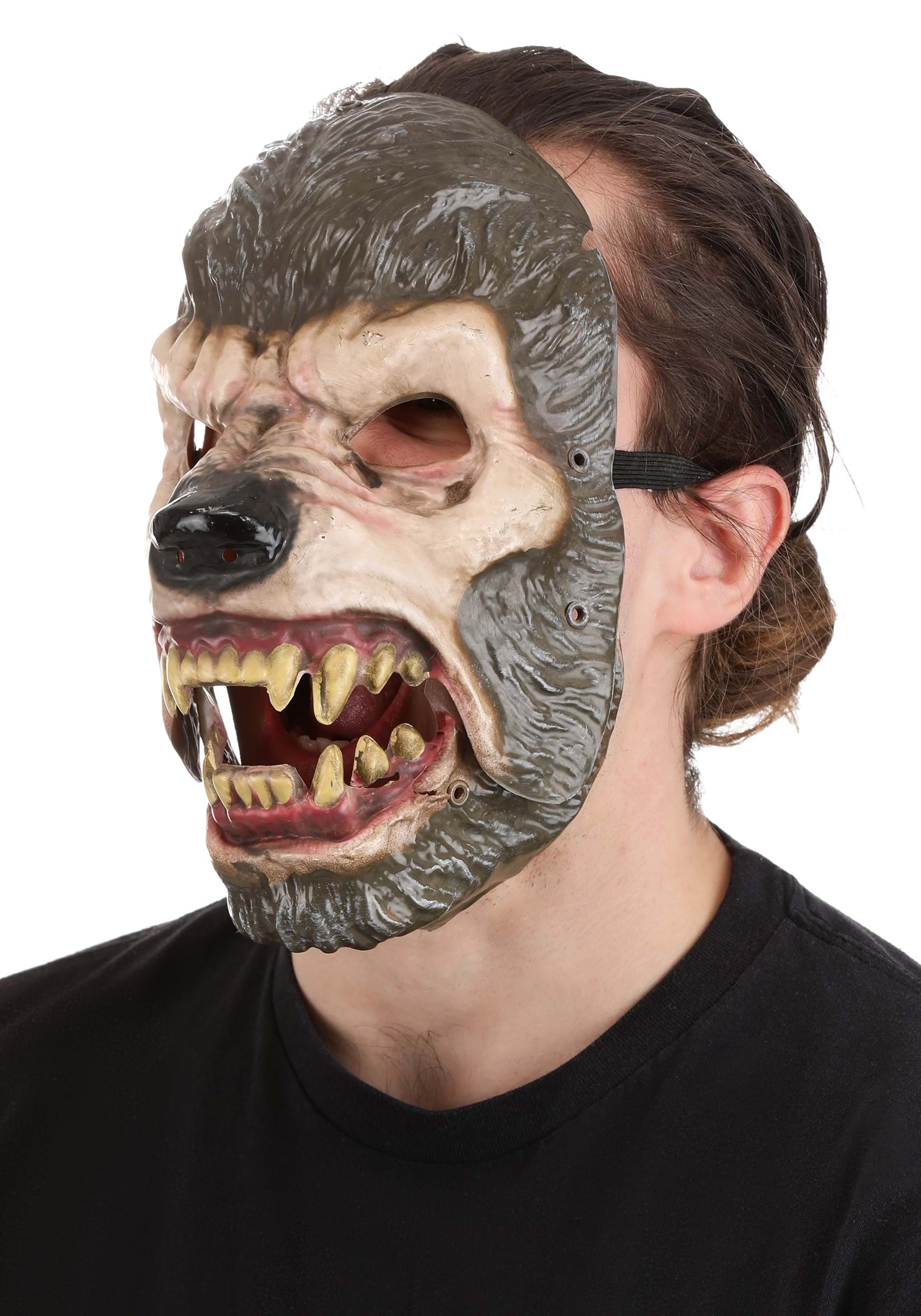 Jabbering Jaw Wolfman Adult Mask