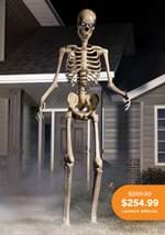 Animated 8 Foot Giant Skeleton Decoration