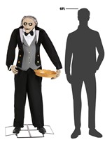 Evil Animated Greeter Butler Decoration Alt 6