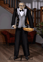 Evil Animated Greeter Butler Decoration
