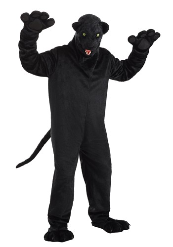 Panther Mouth Mover Mascot Costume upd
