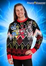Adult Heroic Pose Power Rangers Sweater Alt 5