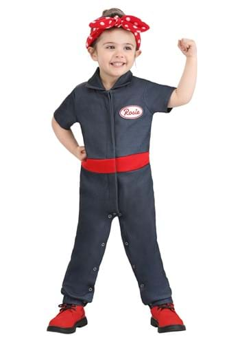 Click Here to buy Rosie the Riveter Toddler Costume from HalloweenCostumes, CDN Funds & Shipping