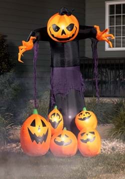 6 Ft Ghostly Pumpkin Decoration