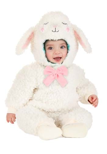 Click Here to buy Posh Peanut Mary Lamb Baby Costume from HalloweenCostumes, CDN Funds & Shipping