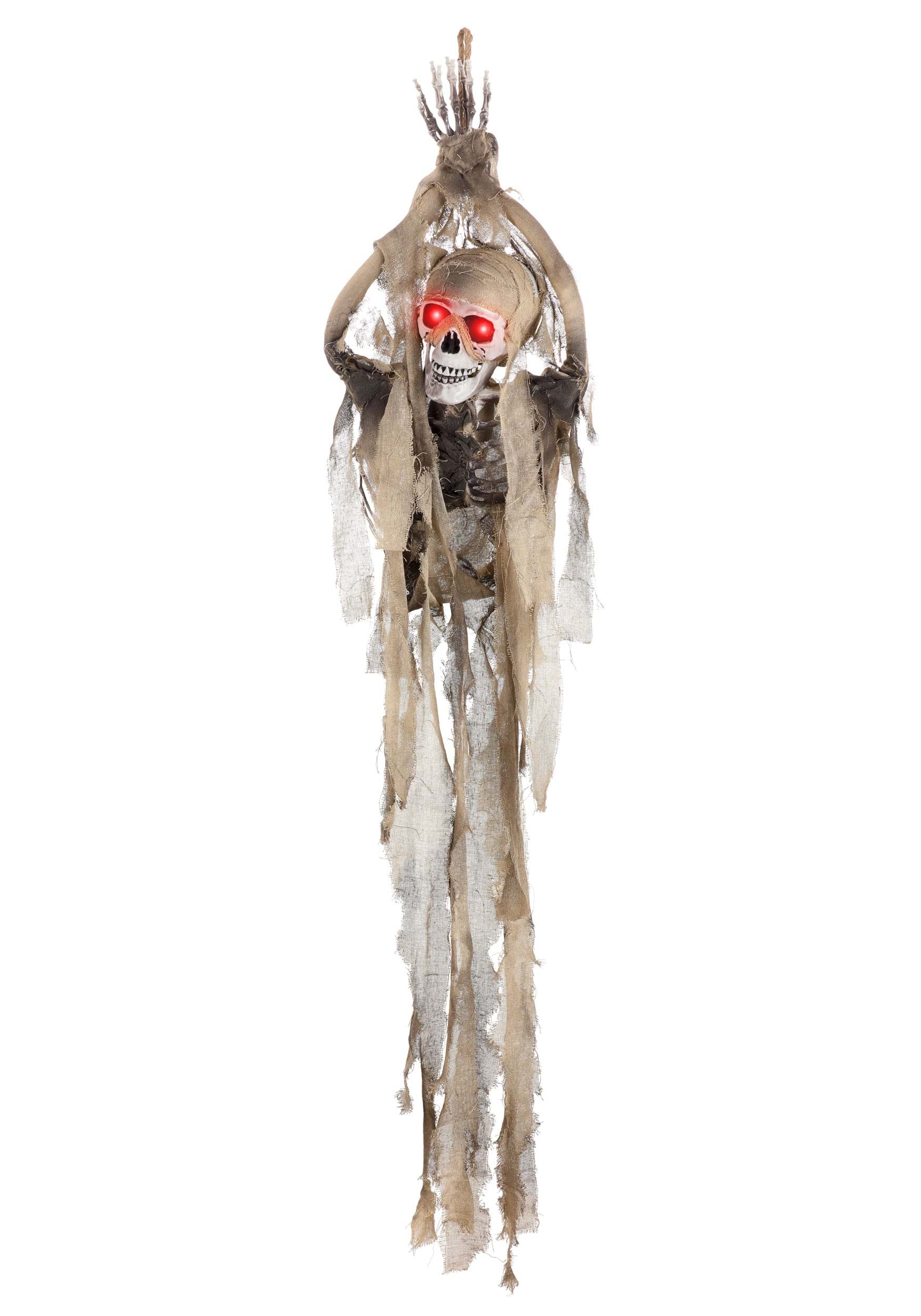 2.5FT Hanging Animated Skeleton Prop Decoration | Hanging Decorations