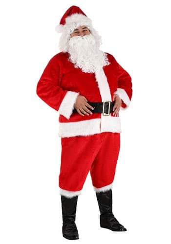 Click Here to buy Plus Size Adult Santa Costume from HalloweenCostumes, CDN Funds & Shipping