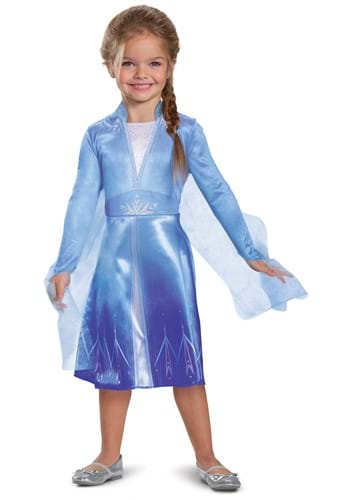 Girls Frozen Elsa Travelling Dress Costume