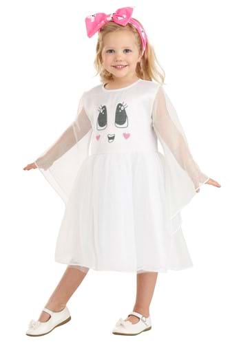 Click Here to buy Girls Boo-tiful Ghost Toddler Costume from HalloweenCostumes, CDN Funds & Shipping