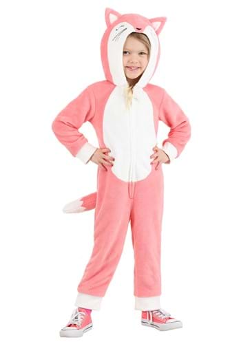 Click Here to buy Pink Fox Toddler Onesie Girls Costume from HalloweenCostumes, CDN Funds & Shipping