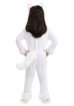 Toddler Big Tailed White Cat Costume Alt 4