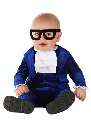 Click Here to buy 60s Blue Swinger Baby Costume | Baby Movie Costumes from HalloweenCostumes, CDN Funds & Shipping