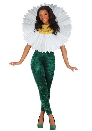 Click Here to buy Womens White Daisy Flower Costume | Plant Costumes from HalloweenCostumes, CDN Funds & Shipping