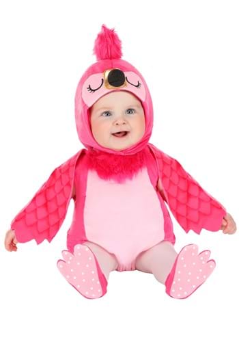 Click Here to buy Petite Flamingo Baby Costume | Baby Bird Costumes from HalloweenCostumes, CDN Funds & Shipping