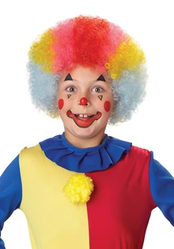 Click Here to buy Rainbow Clown Kids Wig from HalloweenCostumes, CDN Funds & Shipping