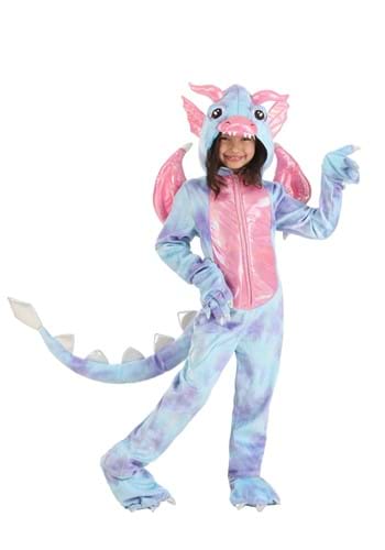 Girl's Pastel Dragon Costume