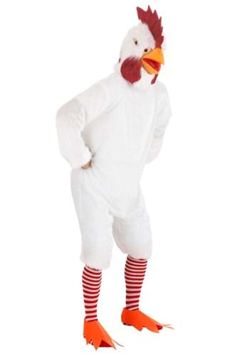Deluxe White Rooster Adult Size Costume
