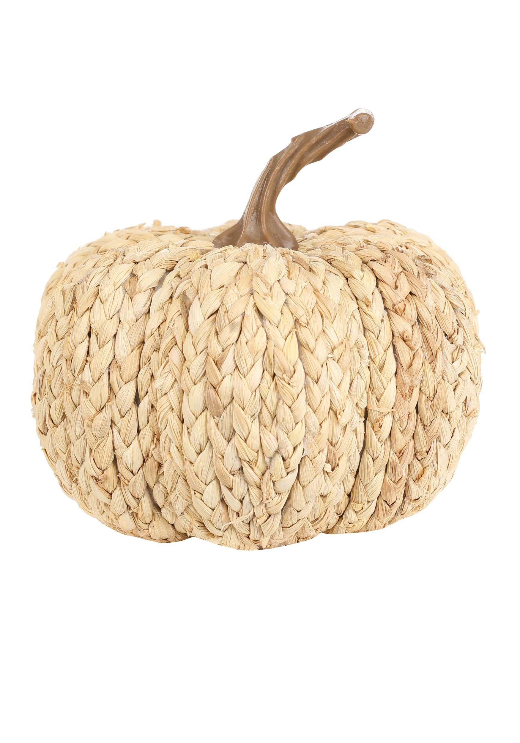 5-Inch Cornpeel White Pumpkin Holiday Prop | Pumpkin Decorations
