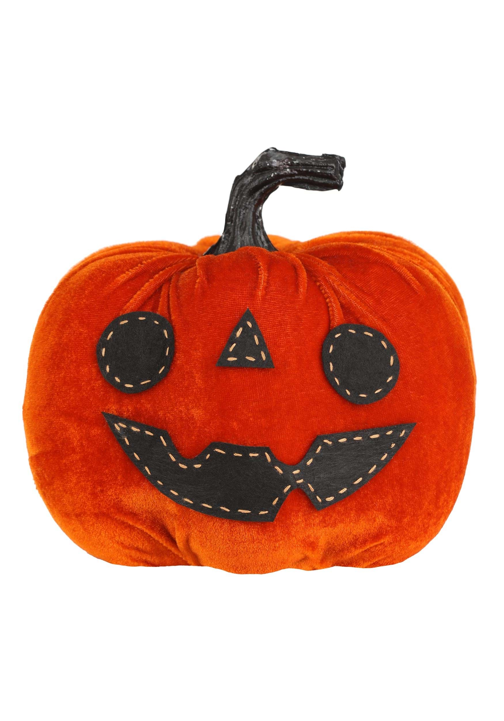 Funny Orange Pumpkin Halloween Decoration , Pumpkins