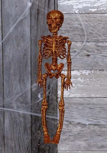 Glittering skeleton orange