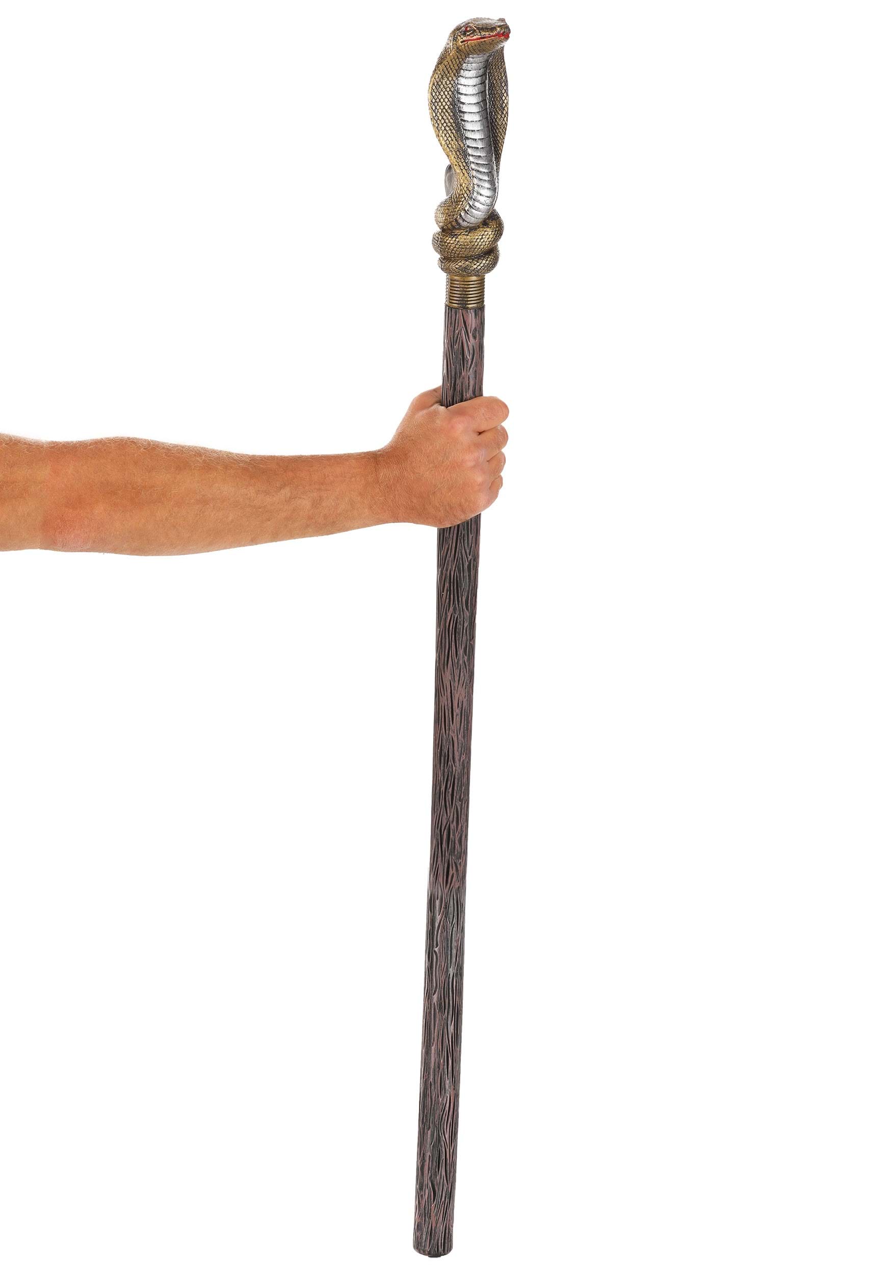 Deluxe Egyptian Cobra Prop Staff Accessory | Egyptian Accessories