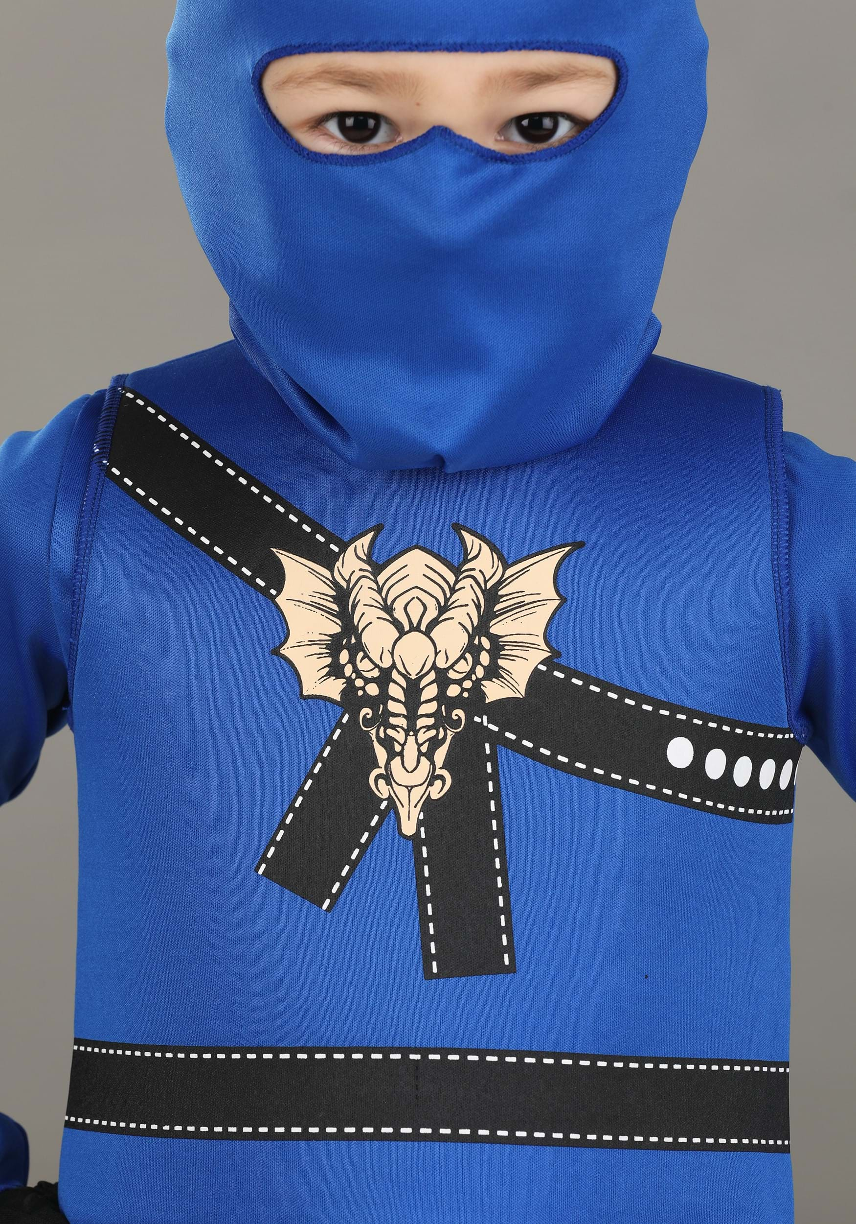 Kids Blue Ninja Uniform - Blue Ninjago Costume - Ninja Cosplay For