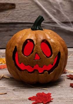 Light Up Happy Pumpkin with Red Lights