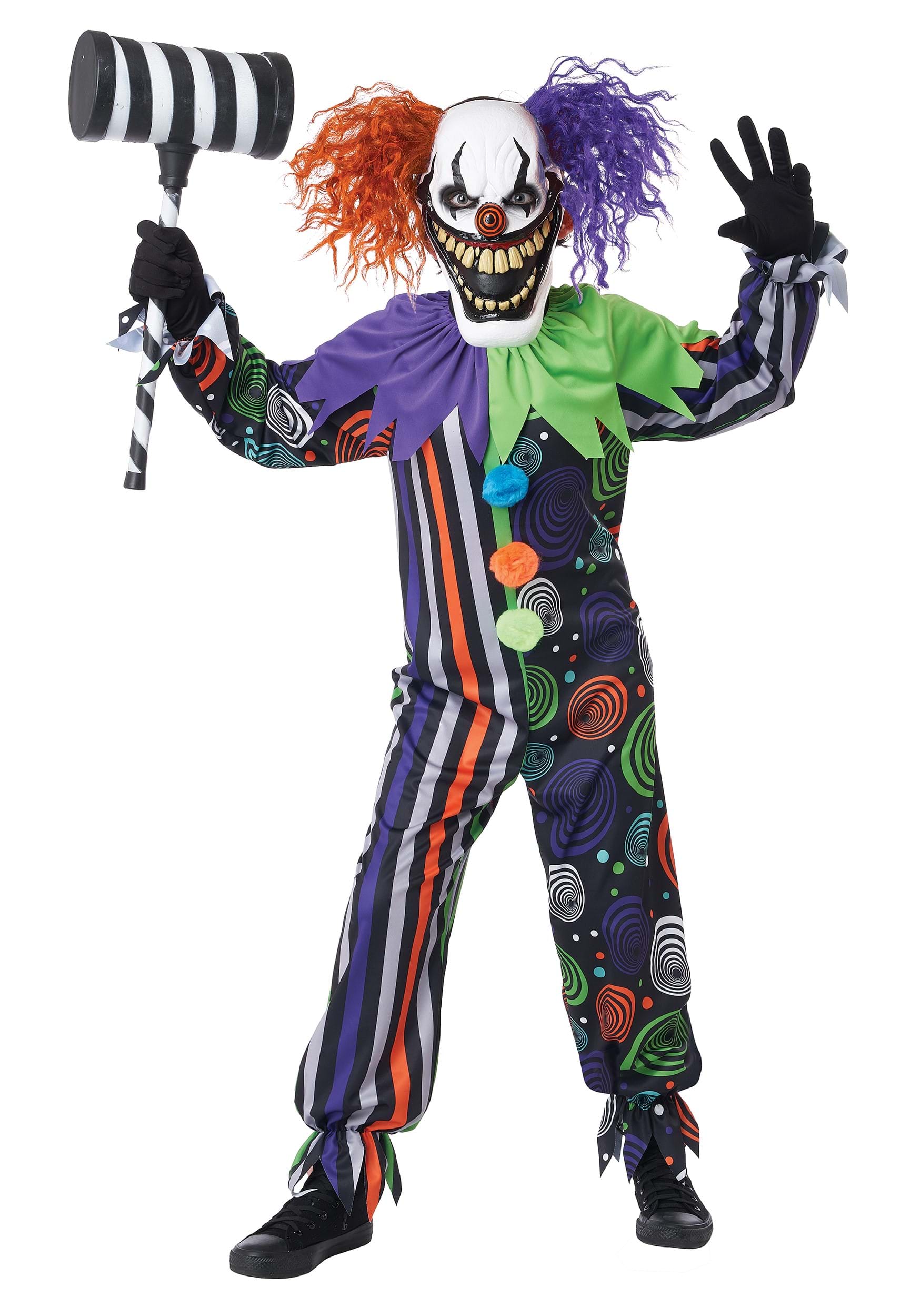Funhouse Fiend Clown Boy's Costume