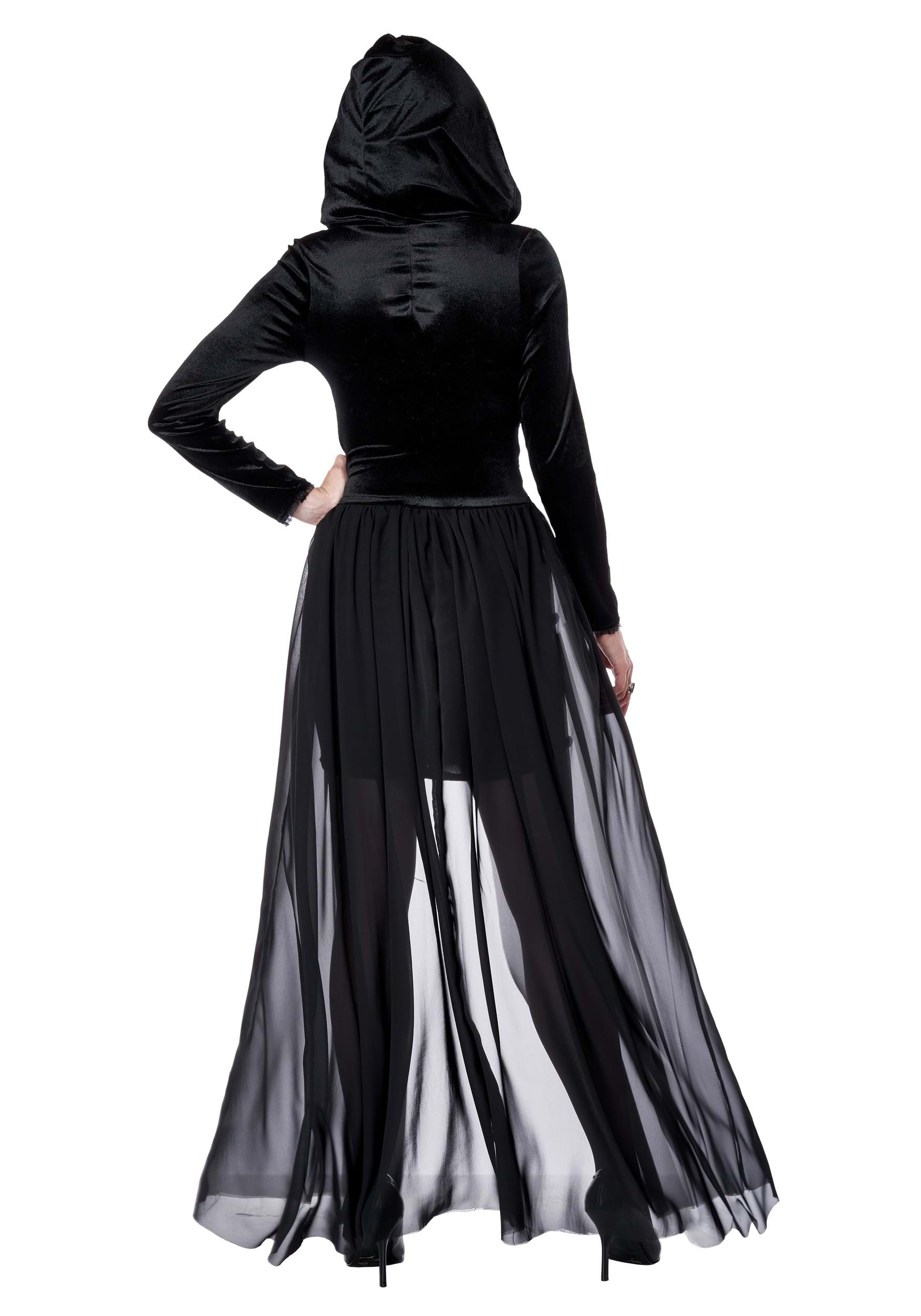 Women's Gothic Hooded Dress Costume