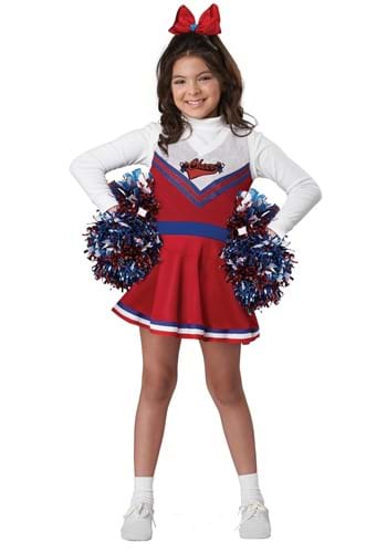 Spunky Cheerleader Girls Costume