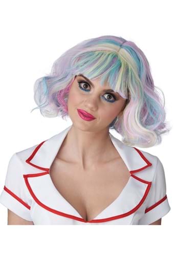 Click Here to buy Short Pastel Rainbow Womens Wig from HalloweenCostumes, CDN Funds & Shipping