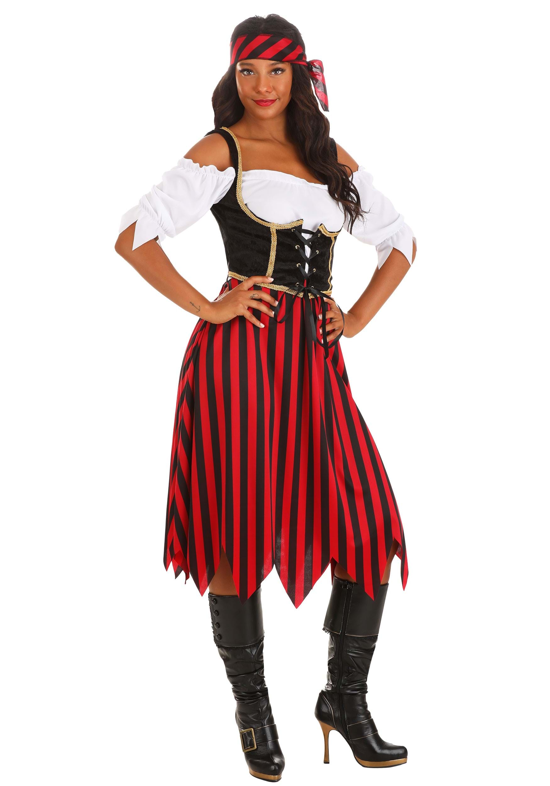 Deluxe Pirate Maiden Women's Costume , Pirate Costumes