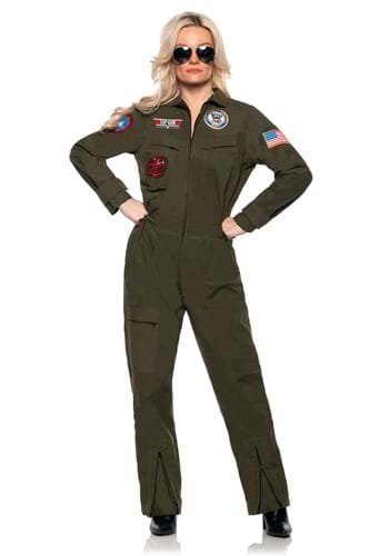 Women's Army Flightsuit Costume