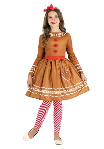 Gingerbread Girls Costume Dress