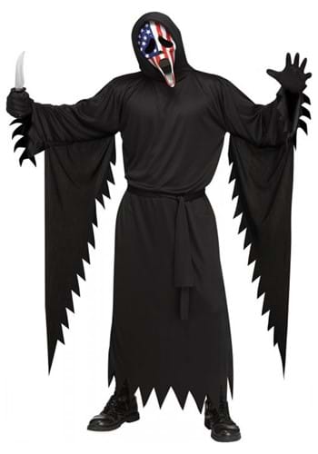 Click Here to buy Patriotic Adult Ghost Face Costume from HalloweenCostumes, CDN Funds & Shipping